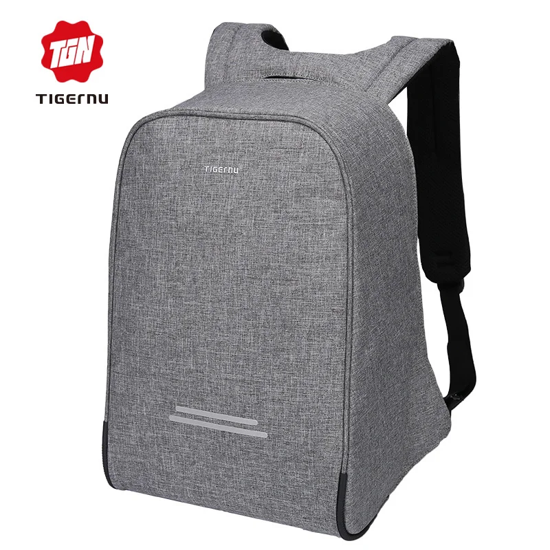 Tigernu Многофункциональный Анти Вор USB зарядка 15.6 дюймовый ноутбук рюкзак мужской школьный водонепроницаемый Рюкзак для Мужчин рюкзак компьюте