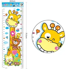 

Cartoon Giraffe Height Measure Wall Stickers For Kids Room Growth Chart Children Bedroom Nursery Rooms Decor Wall Decor Suplies