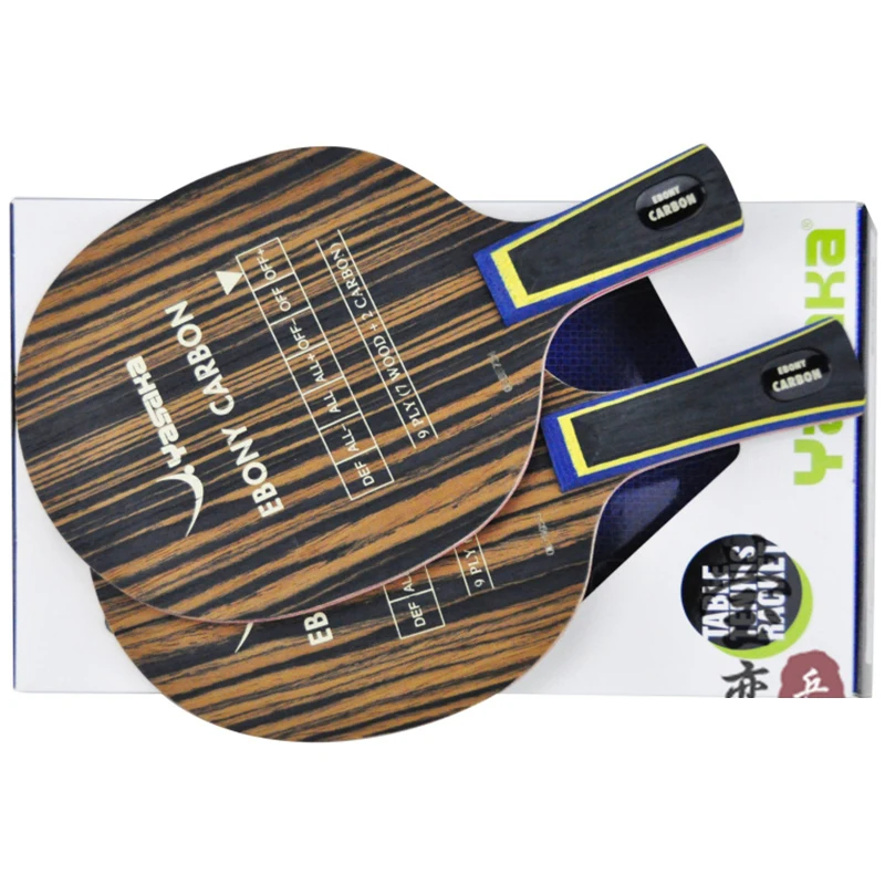 Original Yasaka Ebony Carbon table tennis blade fast attack carbon table tennis racket ping pong