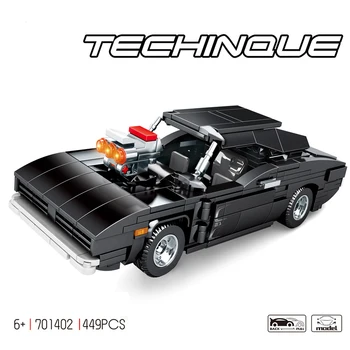 

701402 Citys Pull back vehicle Super Sport Racing Creators Technic Car Model Set Building Blocks Bricks Toys for Children Gifts