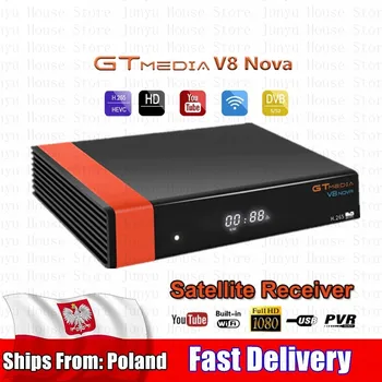 

GTMEDIA V8 NOVA DVB-S2 TV Receiver Digital Video Broadcasting Receiver HD 1080P Set Top Box Built-in WiFi Support H.265 EPG