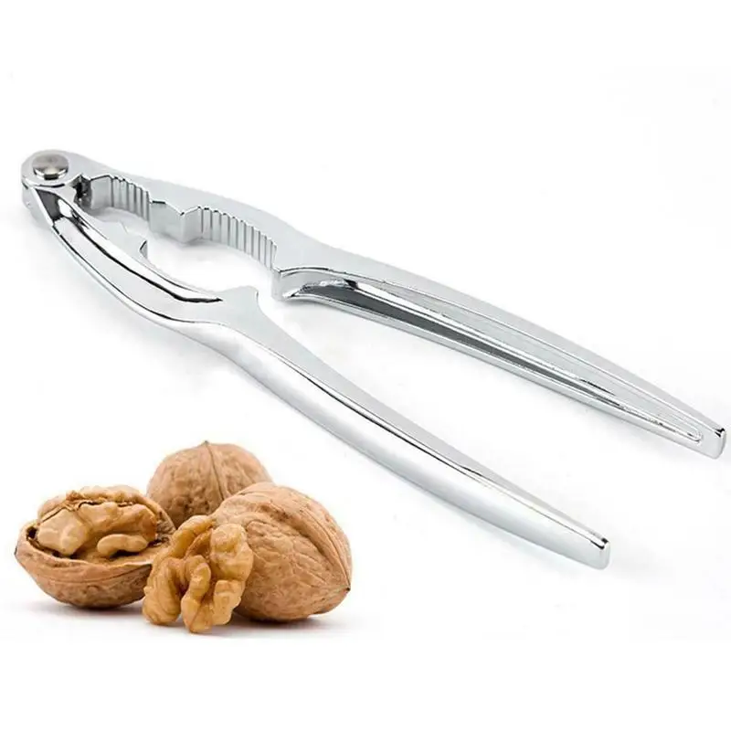 1pcs Zinc Alloy Nutcracker Sheller Walnut Nut Cracker Quick Pecan Walnut Kitchen Accessories Tool Nutcracker Almond Fruit