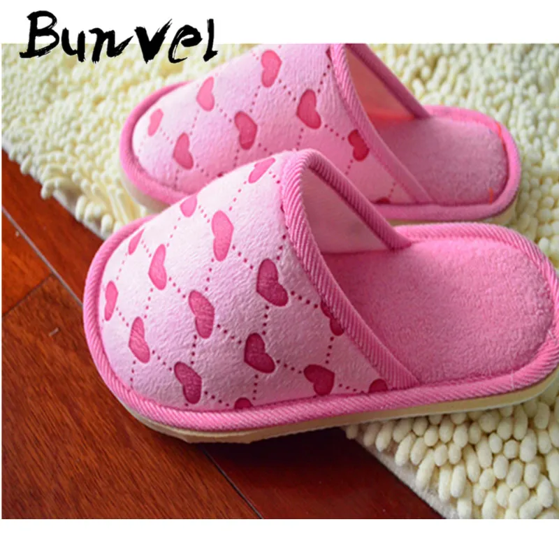 Bunvel/семейная обувь для мамы; тапочки для мальчиков, девочек, пап; теплые домашние плюшевые мягкие тапочки; нескользящая зимняя домашняя обувь