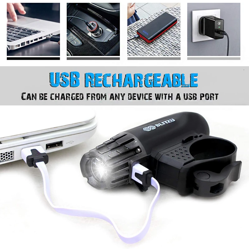 Велосипед свет фар USB Комплект задних фонарей 360 Вращающийся черный 4 светодиодный регулируемых режимов спереди и сзади Luz Bicicleta Пластик Водонепроницаемый