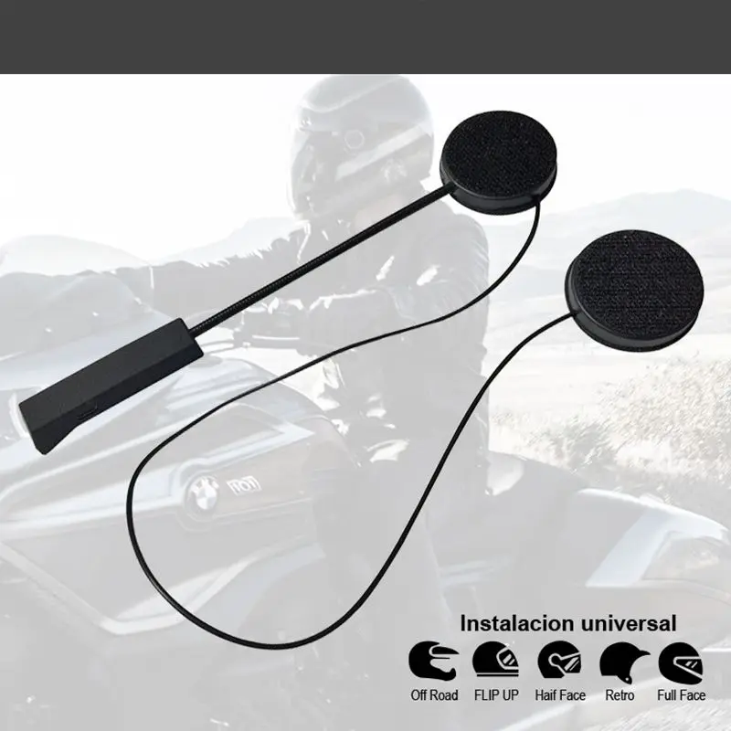 Bluetooth-гарнитура для мотоцикла, наушники для шлема, безопасные наушники для громкой связи