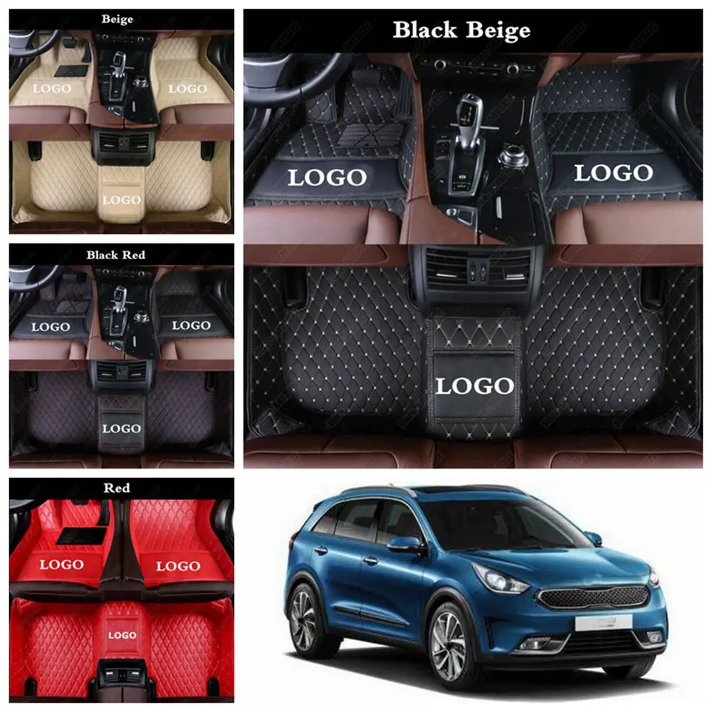 Автомобильный коврик для ног Kia Rio 3 Forte Sedona Ceed Soul Stinger Niro Optima Sorento Sportage