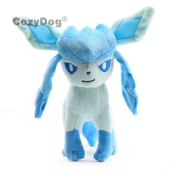 

17cm Anime Glaceon plush toys doll Cute Pikachu Eevee Bulbasaur Magikarp Charmander Series Plush Doll baby kids Birthday Gift