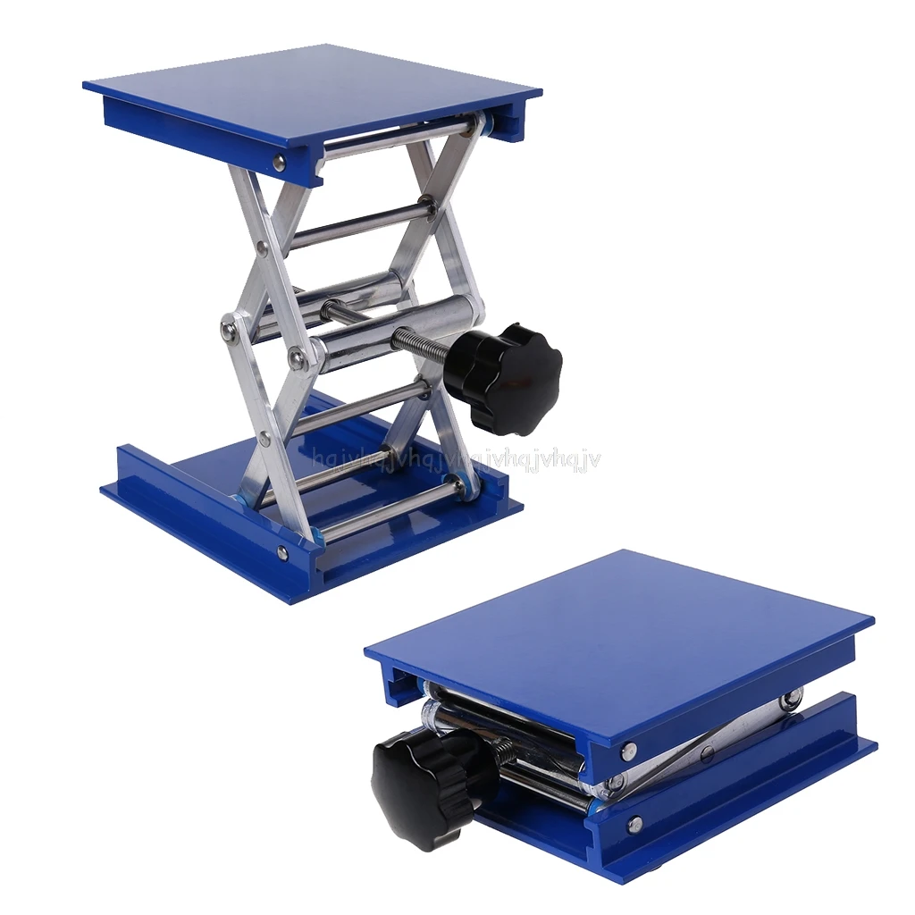 4"x4" Aluminum Router Lift Table Woodworking Engraving Lab Lifting Stand Rack lift platform woodworking lift table