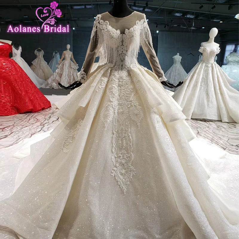 top lace wedding dress