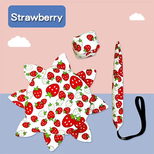 Strawberry 3 шт. тканевые Мультяшные милые игрушки мягкая ткань летающий диск песочники Хвост сумка для занятий спортом на открытом воздухе игрушки веселые игры безопасные игрушки ручной работы RZ1113 - Цвет: Strawberry