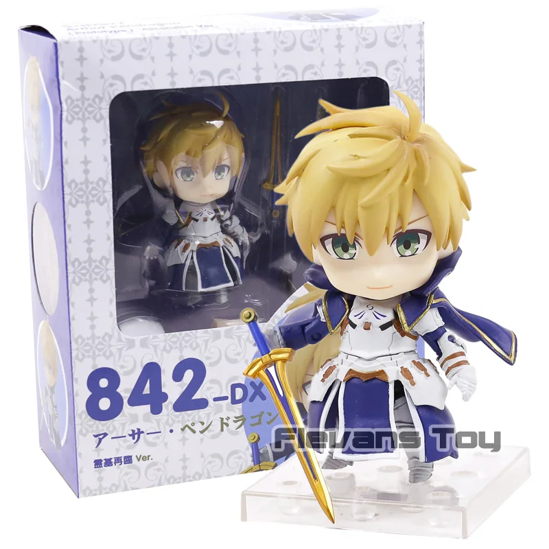 Nendoroid 842 DX Fate/прототип Arthur Pendragon ПВХ фигурка Коллекционная модель игрушки - Цвет: 842DX box
