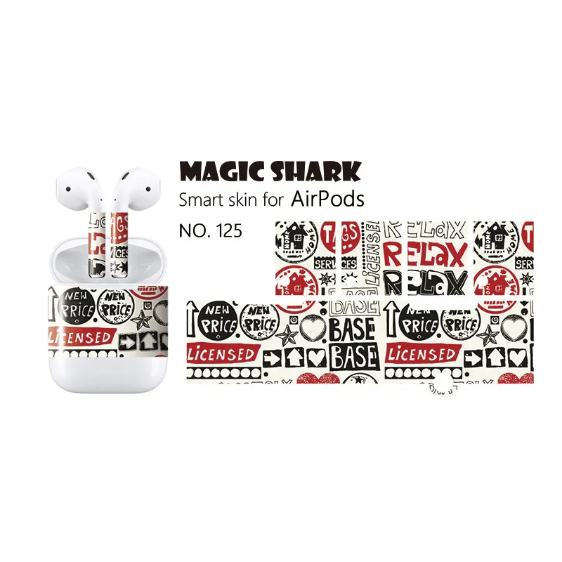 Защитная пленка Magic Shark для Apple Airpod защитная беспроводных наушников Air Pods|Наклейки