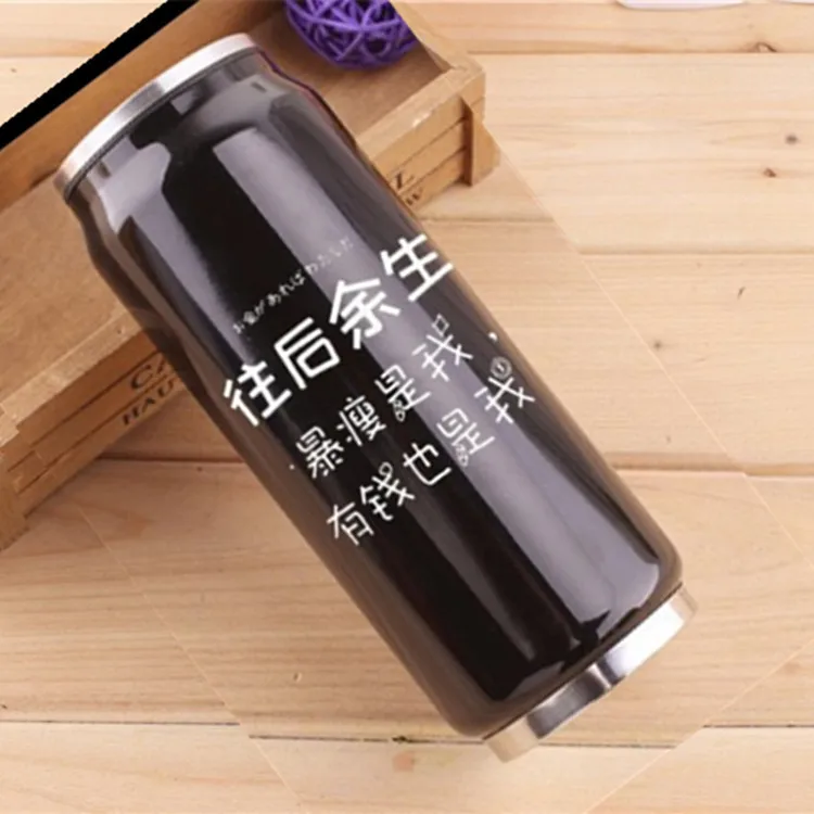HL-027, креативная Мода, термос из нержавеющей стали, гидро колба, банки, питьевая соломенная чашка, портативная кружка с рисунком