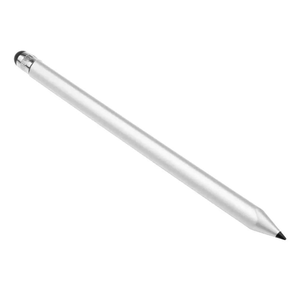 1 шт. емкостный карандаш-Стилус мобильный телефон сенсорный экран ручка для iPad планшет для сотового телефона серебро