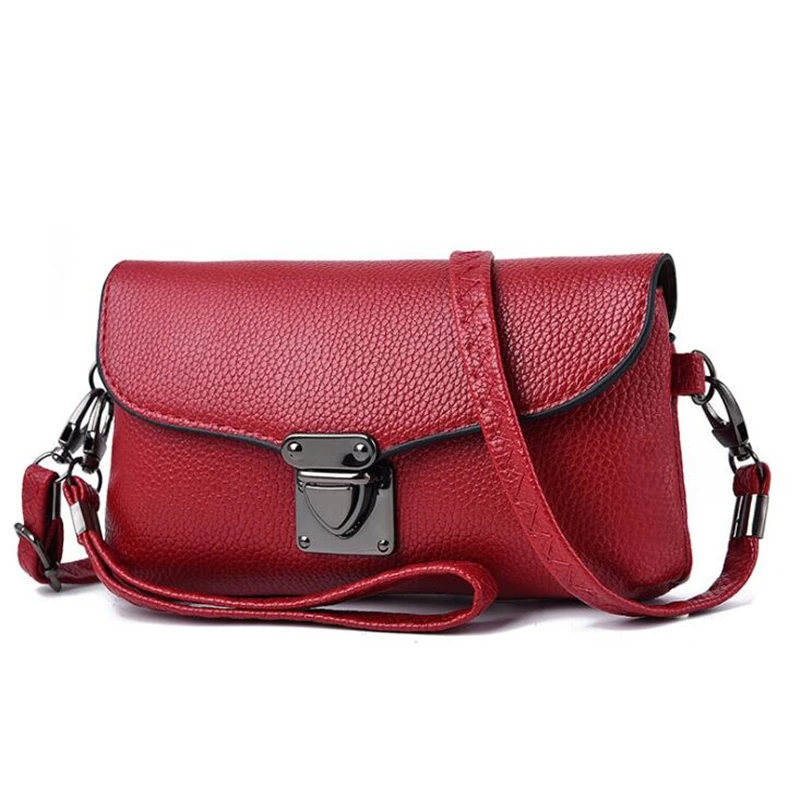 Новые кожаные женские сумки через плечо для женщин дамская сумочка маленький