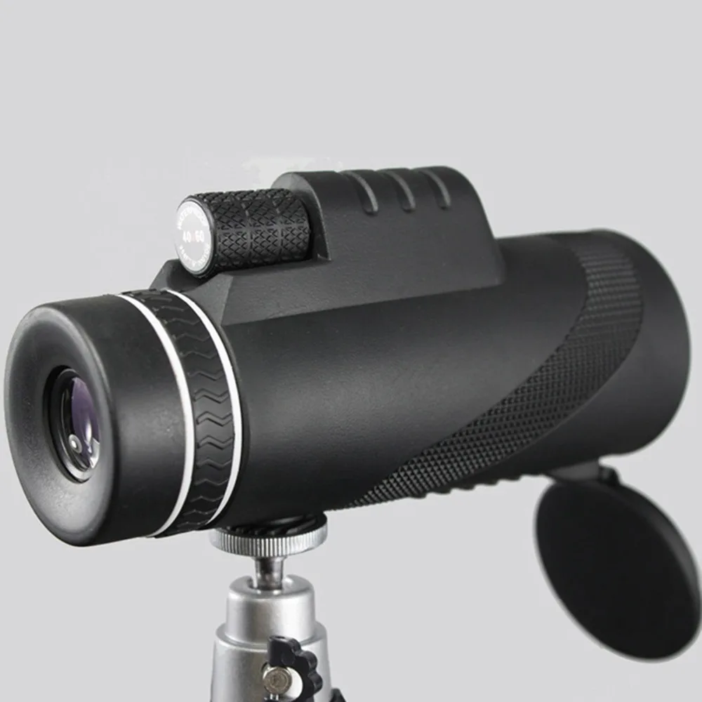 Открытый 12X50 день и ночное видение HD Оптика монокулярный телескоп с трансфокатором черный водонепроницаемый супер прозрачный для охоты на открытом воздухе