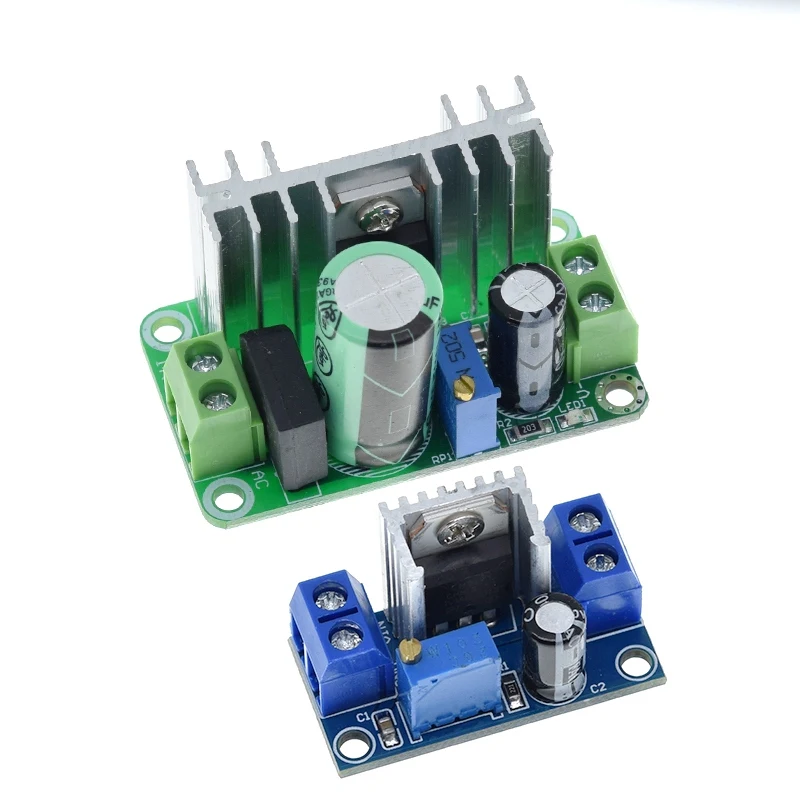 LM317T DC-DC Einstellbarer Konverter Buck Step Down Platinenmodul Linearregler Netzteil mit Gleichrichterfilter – Detail 5