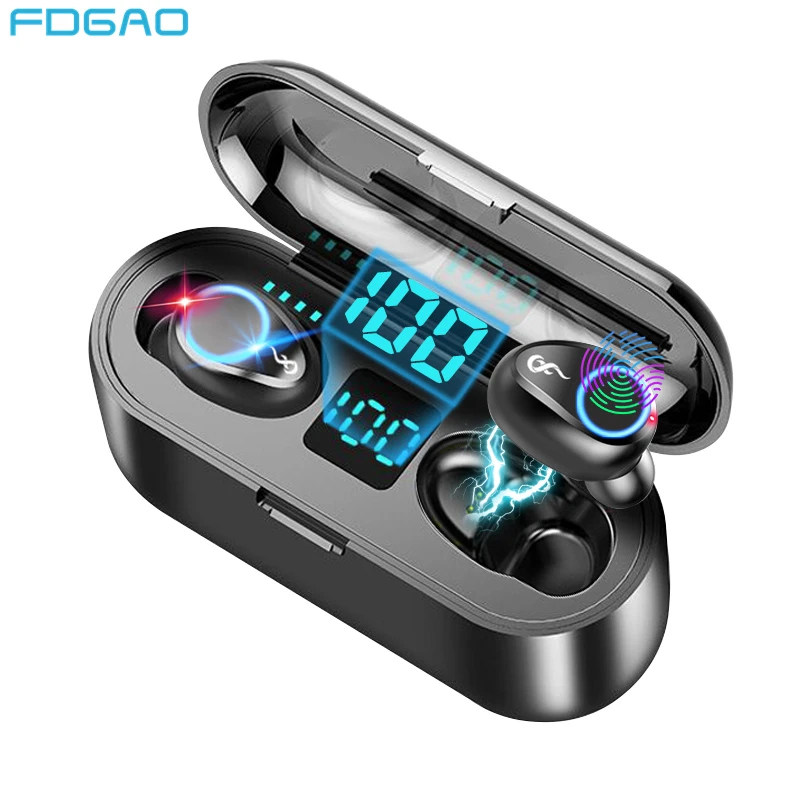 

TWS Wireless Headphones Mini Bluetooth V5.0 Earphone Waterproof True Earbuds HD Stereo Headset For Xiaomi iPhone Sports Ear Buds