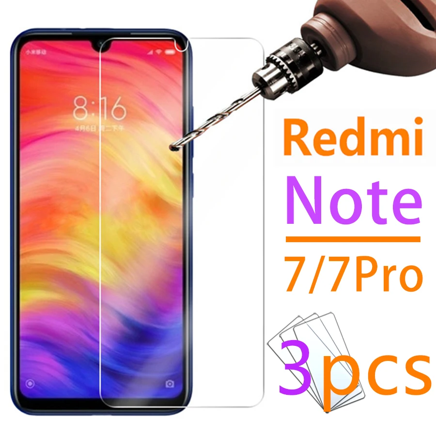 Защитное стекло для xiaomi redmi note 7 pro закаленное 1-3 шт. | Мобильные телефоны и