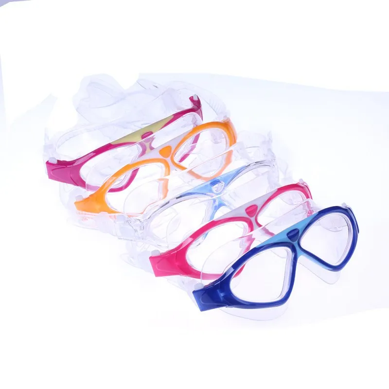 

High-End Children Teenager Goggles High-definition Goggles Anti-fog Large Frame Swimming Glasses