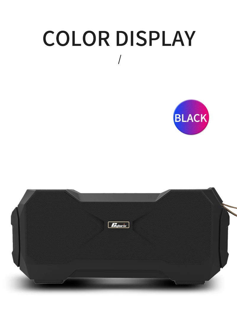Wireless Bluetooth Speaker with Call Hands-Free U disk storage TF FM AUX function for Outdoor Party