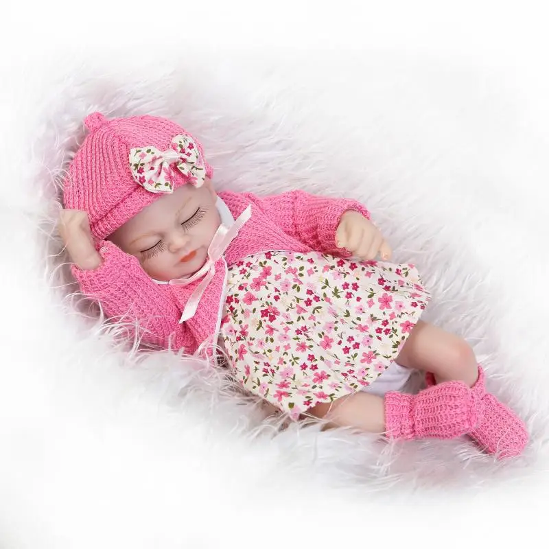 

Mini Cute Bathing Doll Toys For Girl Reborn Dolls Babies Reborn Realista Toddler Toy About 27cm