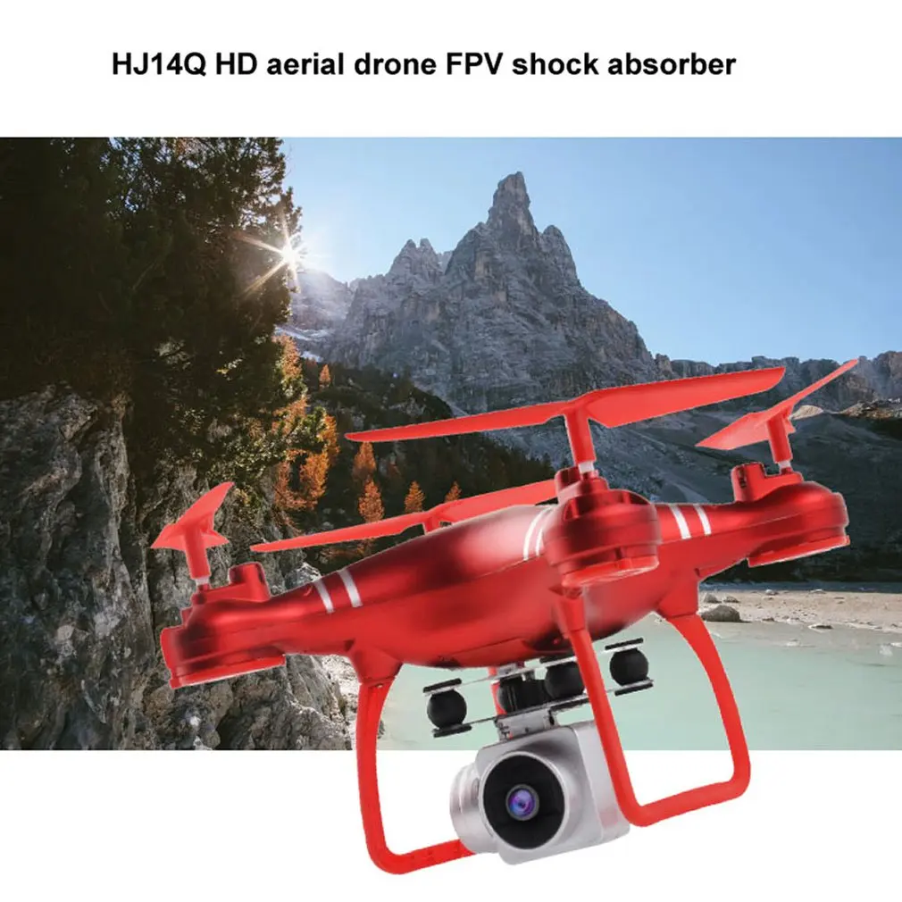 HJ14Q fpv-камера на дроне RC Квадрокоптер живого видео высота с 1 батареей 2,4 ГГц 4 канала 6 осей Радиоуправляемый Дрон