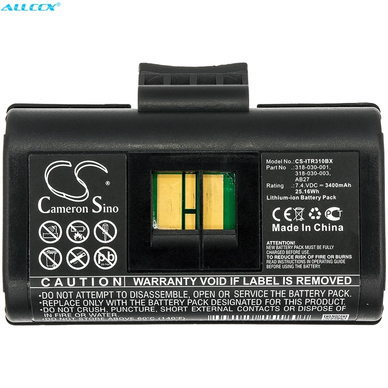 Аккумулятор Cameron Sino 3400mAh 318 030 001318 003 AB27 для Intermec PB21 PB22 PB31 PB32|Цифровые аккумуляторы| |