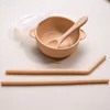 Customized Baby Accessories Reusable Silicone Straws Food Grade Flexible Bent Straight Drinking For Cup Straws Baby Stuff 6