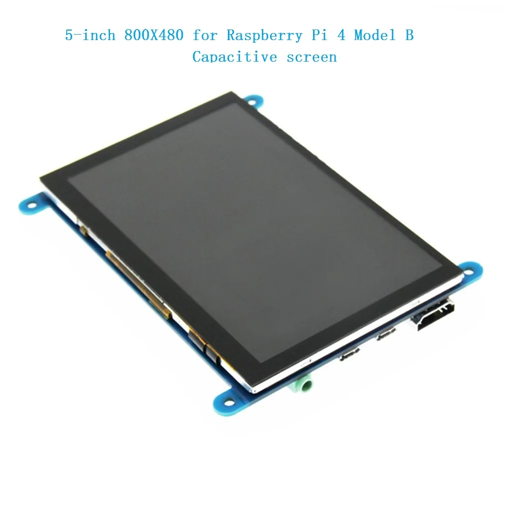 Capacitive screen 7/5/4/3,5-дюймовый ЖК-дисплей монитор HDMI 1024X600 HD сенсорный экран емкостный сенсорный экран для Raspberry Pi 4 Модель B 3B+/3B/2B/B+ сенсорный экран - Цвет: Capacitive screen