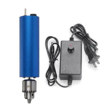 

Stepless Speed Regulation Handheld Multifunctional Electric Drill Mini Electric Grinder Woodworking Drill US Plug
