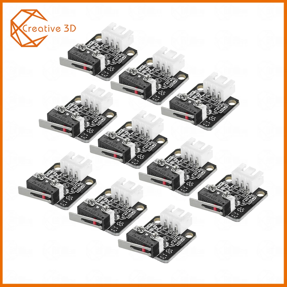 3d принтер высокого качества X/Y оси концевой выключатель 3Pin N/O N/C управление легко использовать микро-переключатель для Ender3 CR10 3d принтер аксессуары