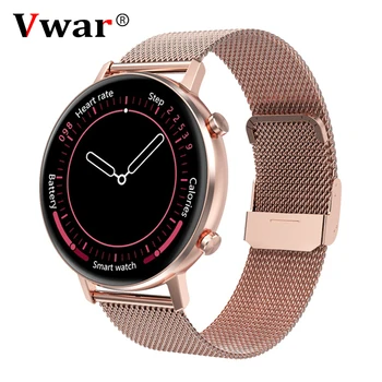 

2020 Vwar Smart Watch Women Men IP67 Waterproof Heart Rate Monitor Blood Pressure Oxygen Sports Ladies Smartwatch for IOS Xiaomi
