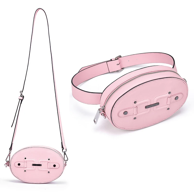 

Women's genuine leather bag Korean version of the trend shoulder bag simple wild fashion casual Messenger bag