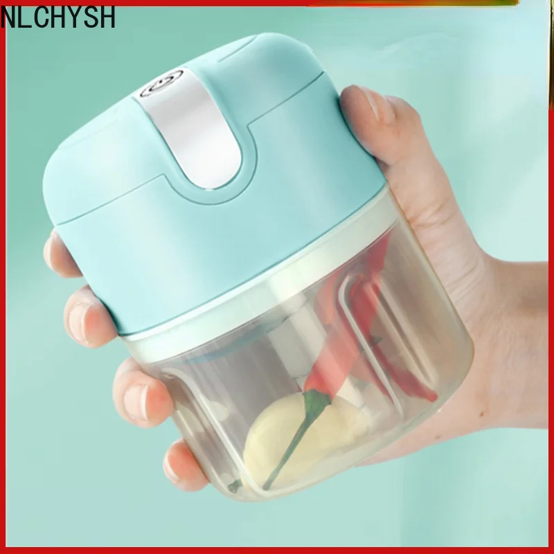 250ml Meat Grinder Mini Food Garlic Vegetable Chopper Crusher Rechargeable Processors Mixer Kitchen | Бытовая техника