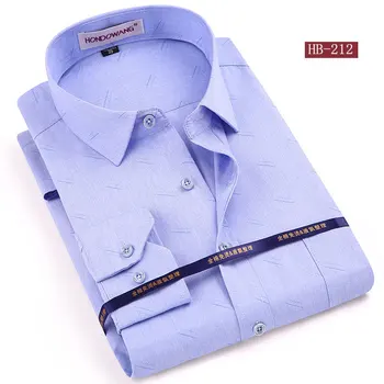 

Fashion New Autumn Brand Men Clothes Slim Fit Men Long Sleeve Shirt Men Casual Men Shirt Social Plus Size 38-44