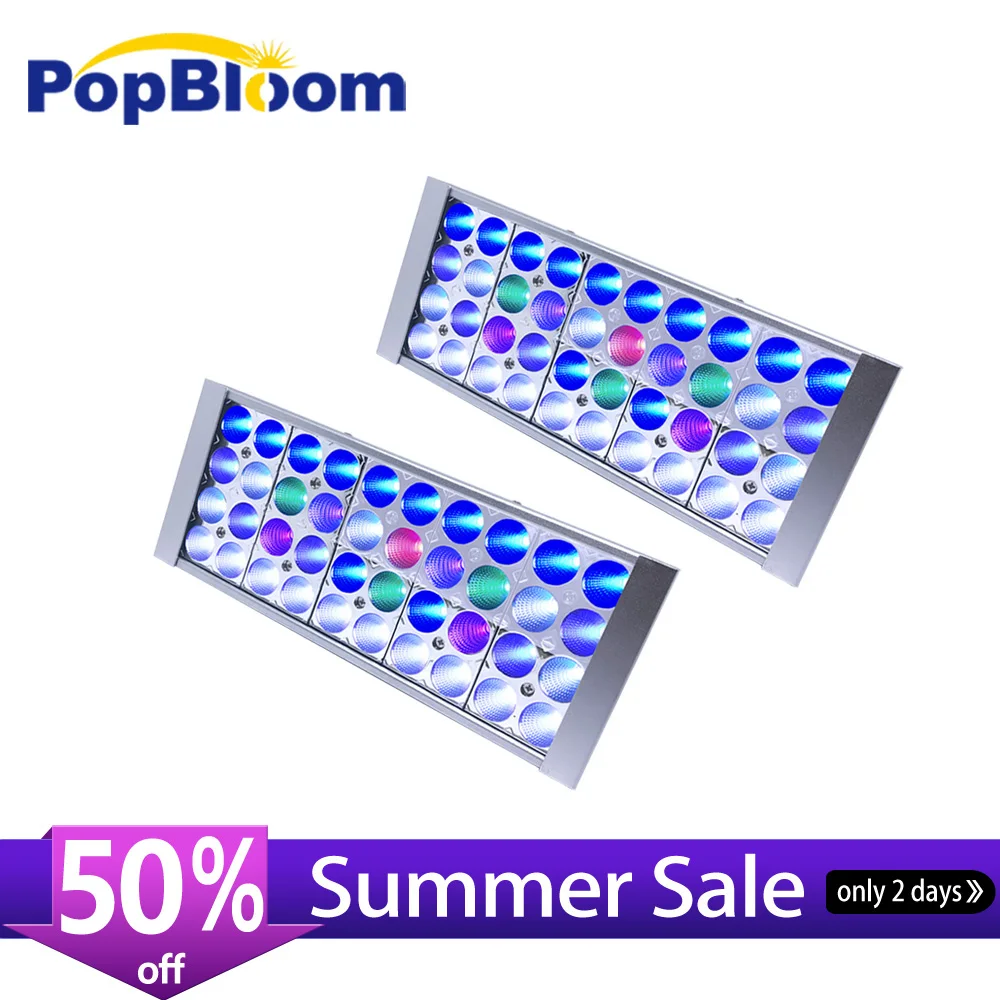 PopBloom светодиодный аквариумный светильник для морского аквариума коралловый