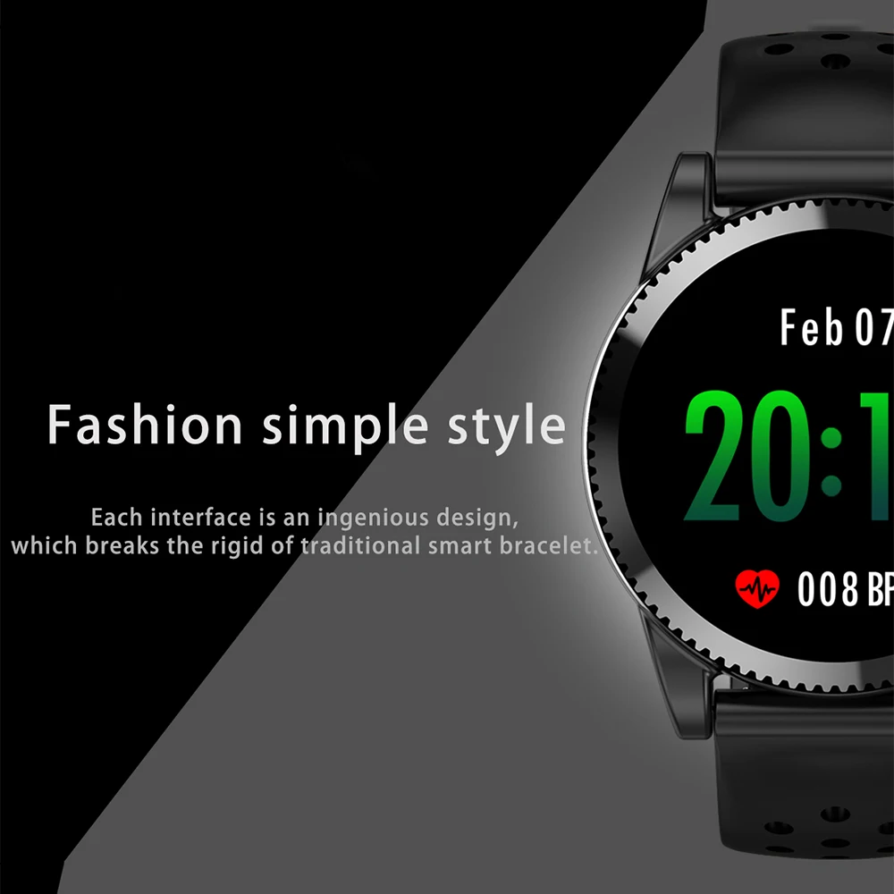 L16 Smart Sports Watch Heart Rate Monitor Blood Pressure Watch Multi-function Color Screen Waterproof Watch