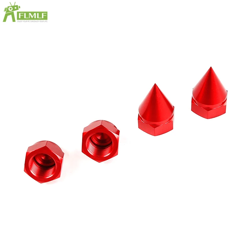 Alloy CNC Sharp Thorn Vertebral Locking Dust Proof Wheel Nut Cap for 1/5 Losi 5ive T ROFUN ROVAN LT KMX2 Rc Car Toys Game Parts | Игрушки и