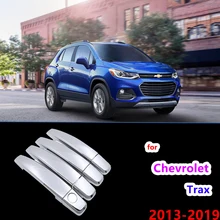 

Chrome Handles Cover Trim for Chevrolet Holden Trax Tracker 2013~2019 Car Accessories Stickers Styling 2014 2015 2016 2017 2018
