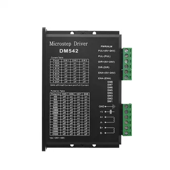 

DM542 Digital 57 86 Stepper Motor Driver 18-48 VDC Max. 4.2A 2-phase Stepper Motor Controller