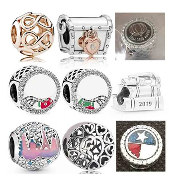 

PDB ZZ 71 Original 925 Sterling Silver Cute Cartoon Mouse Charm Beads Limited Edition Suitable for DIY Bracelet Women Jewelry