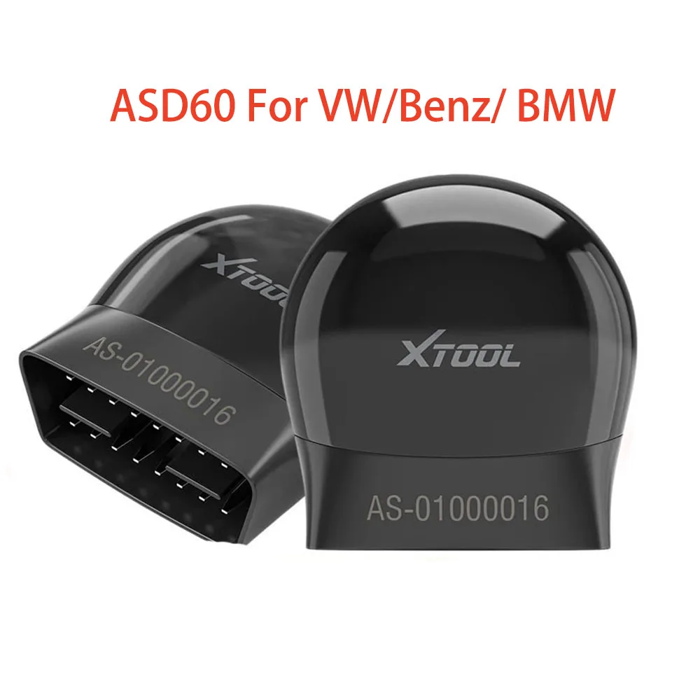 

XTOOL ASD60 HEX V2 OBD2 Scanner For V-W Be-nz BM-W Full Systems Diagnostic VAG COM 19.6 Free Update Software For Android/IOS
