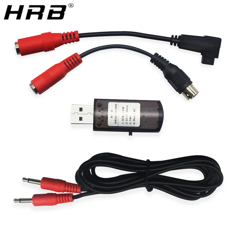 22 в 1 RC части USB кабель для авиасимулятора полета Realflight G7 / G6 G5.5 G5 Phoenix 5 0 Flysky FS I6