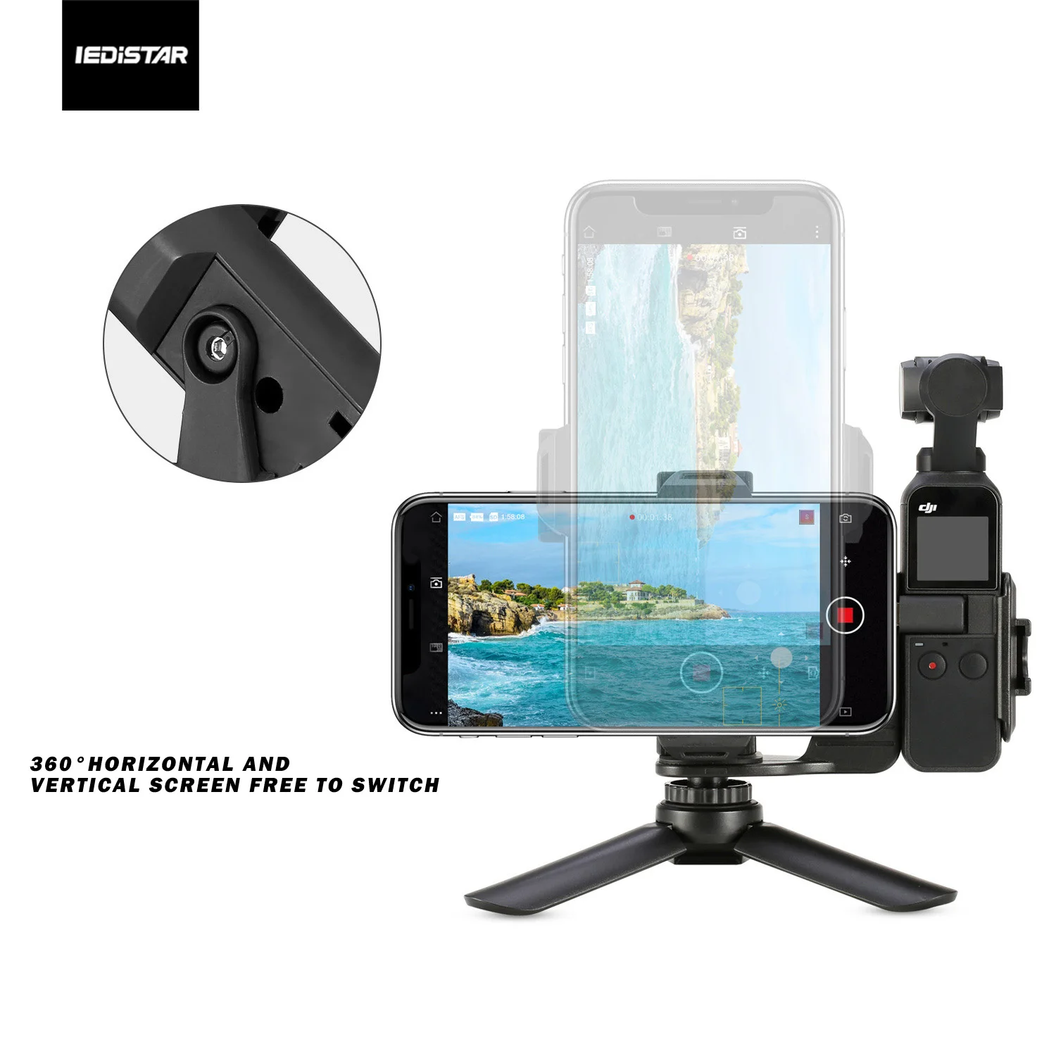 4 шт. для DJI OSMO Карманный расширенный держатель для камеры/штатива держатель для телефона