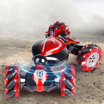 

2.4G Stunt Car Toy Gesture Sensing Remote Control 360 Degree Rotation with Light for Children Kids BM88