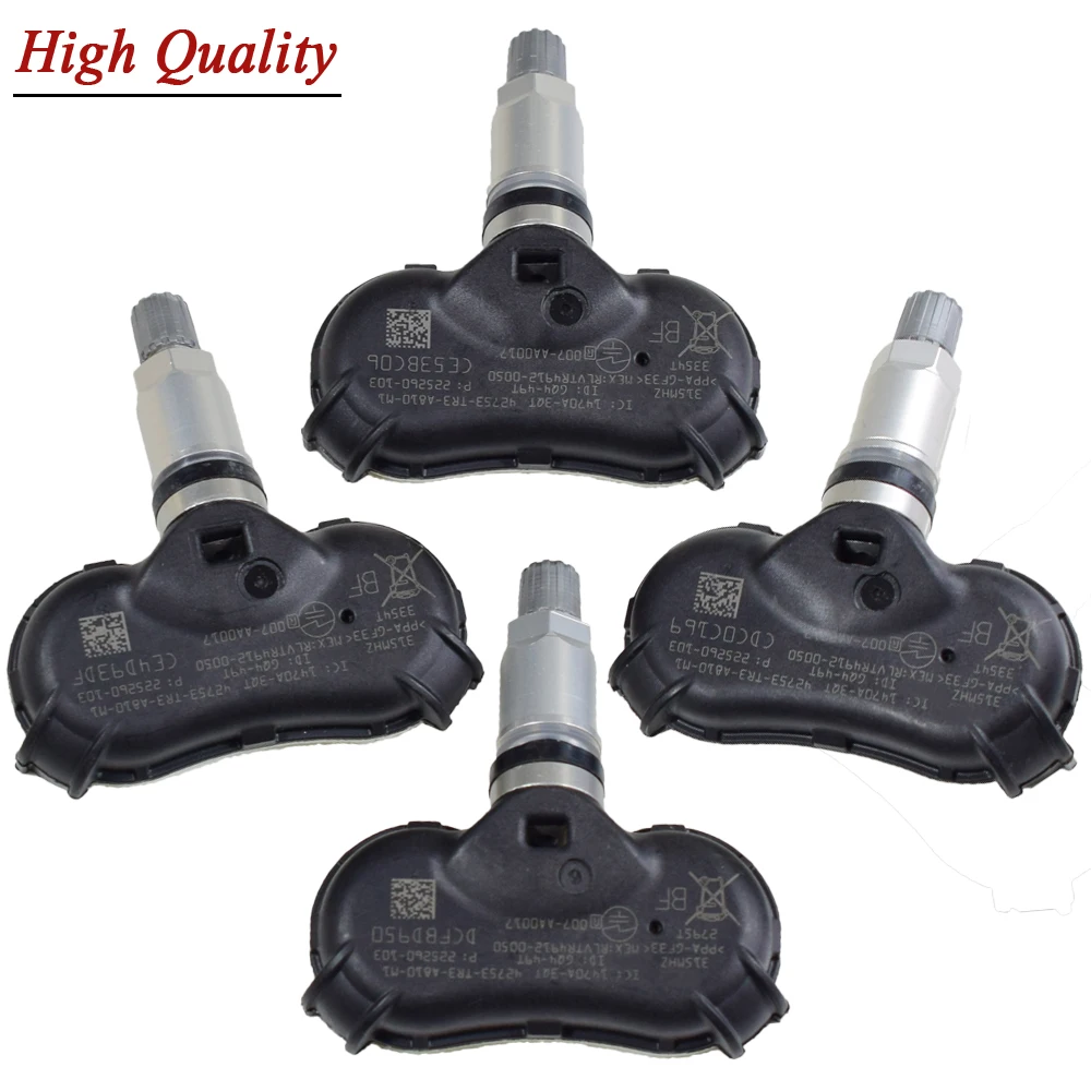4 шт. для Acura Honda система контроля давления в шинах TPMS 315 МГц датчик 42753-TR3-A810-M1 42753TR3A810M1 датчик давления в шинах