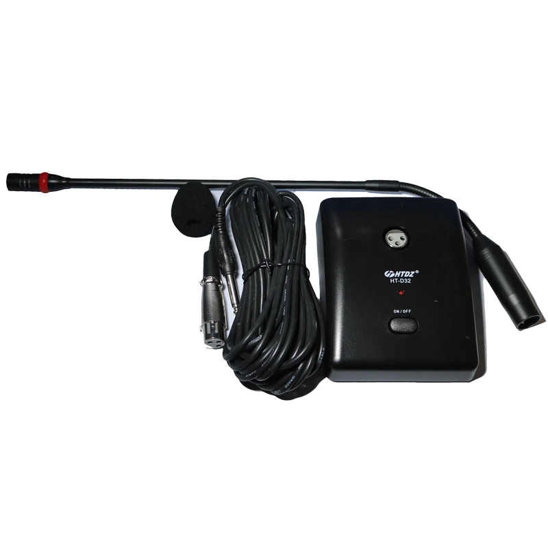 HT-D32 PRO Metting микрофон устанавливаемый на стол микрофон конференц-связи Гибкий микрофон с гибким штативом конденсаторный микрофон с кабелем 10 м