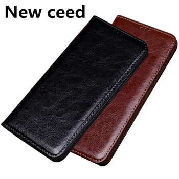 

High-end business genuine leather magnetic holder phone bag case for Xiaomi Redmi Note 4X/Xiaomi Redmi Note 4 phone case stand