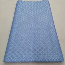 Горячая нигерийский хлопок польский ткань высокого качества Швейцарский польский кружевной Материал 5 ярдов с камнями HL101008